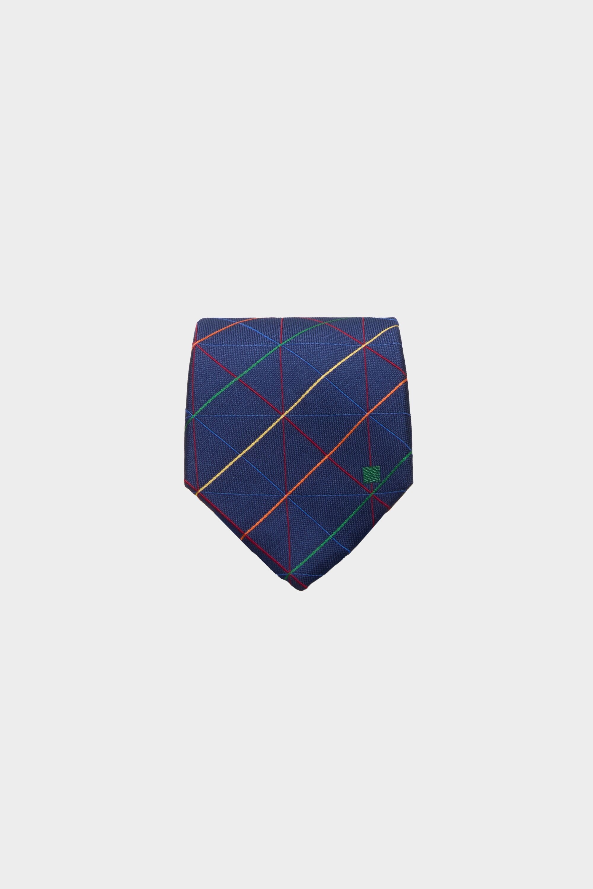 Origami silk tie