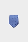 Polka dots silk tie