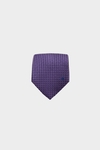 Houndstooth silk tie