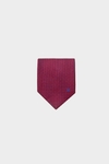Houndstooth silk tie