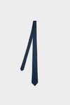 Windowpane chequered silk tie