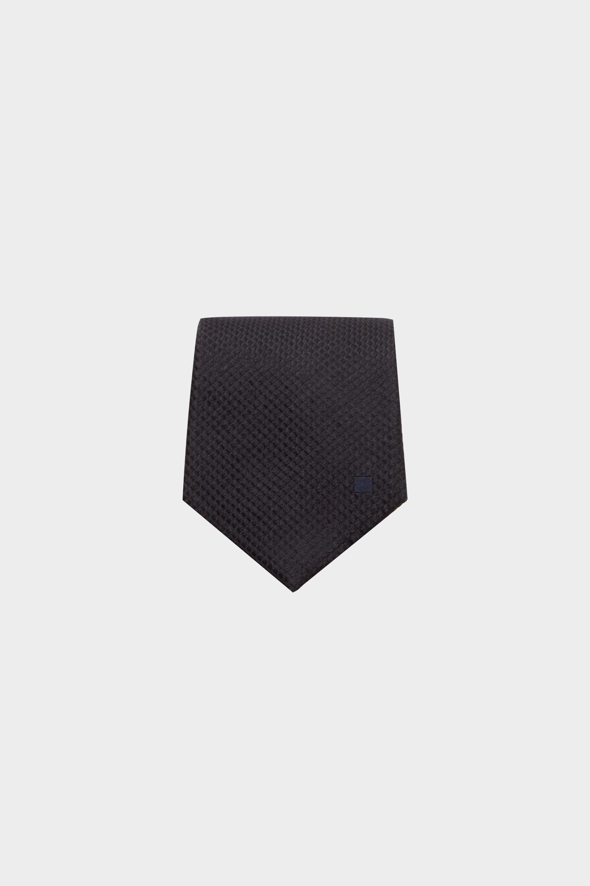 Textured silk tie