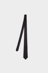 Textured silk tie