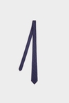 Windowpane chequered silk tie