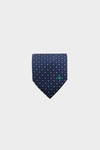 Mini cubes silk tie