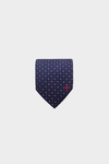Mini cubes silk tie