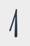 Striped silk tie