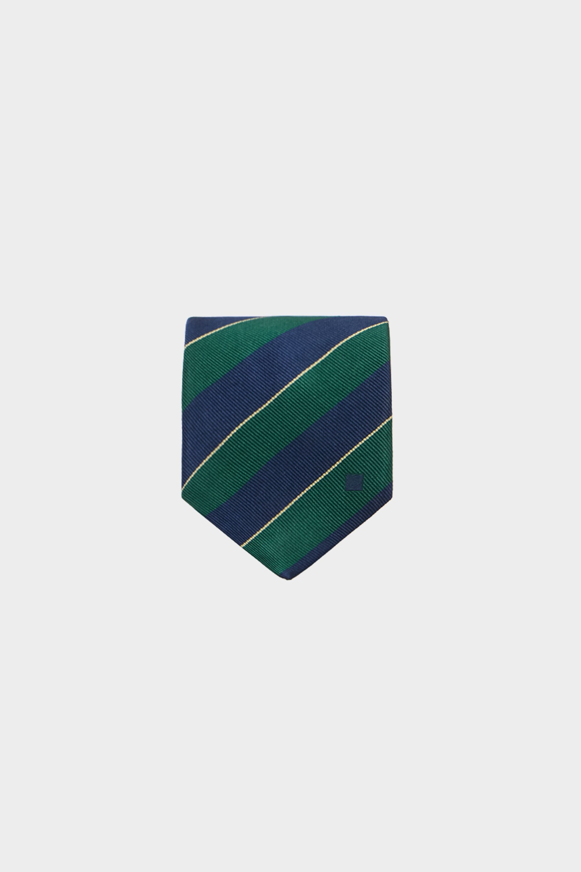Striped silk tie