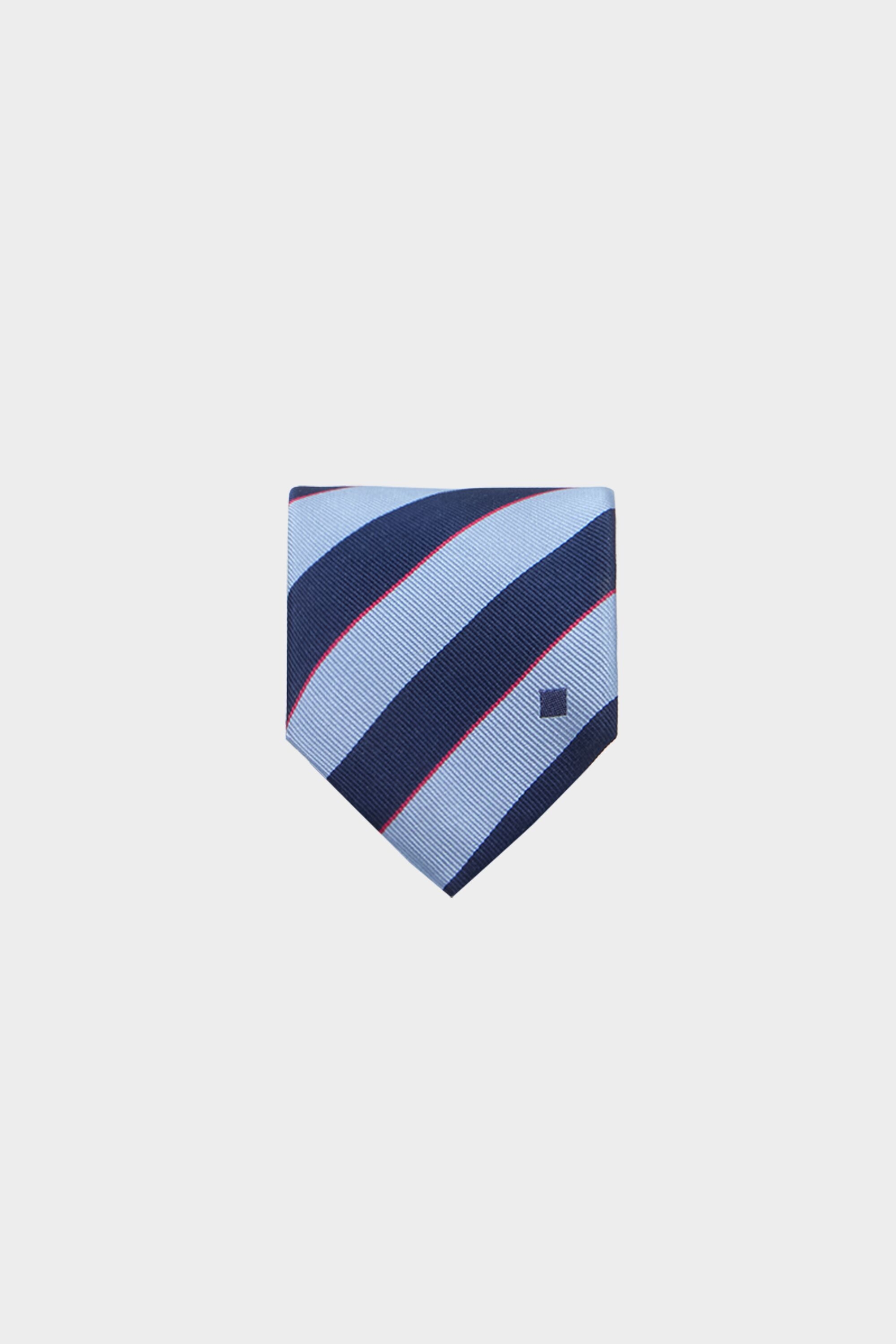 Striped silk tie