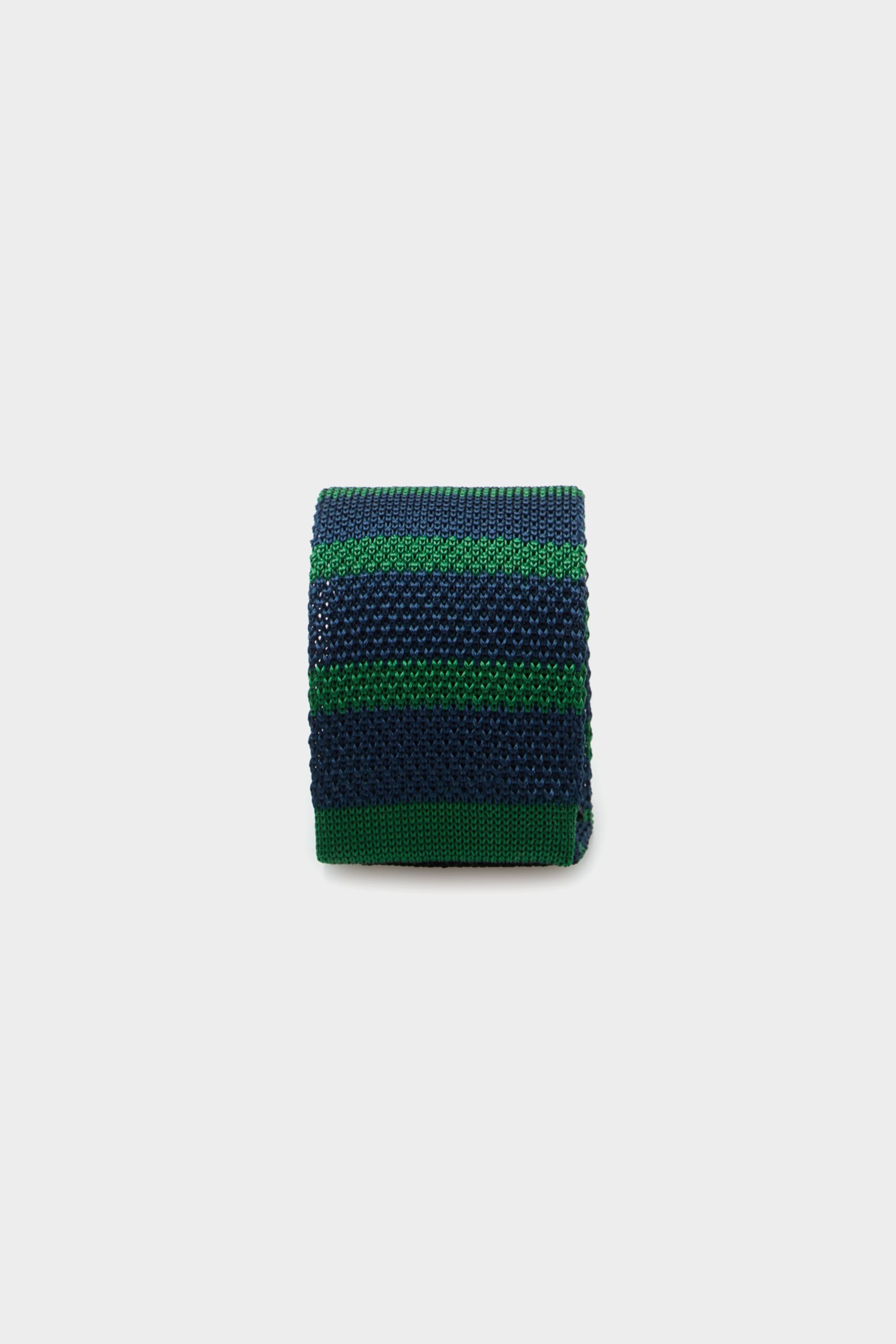 STRIPED SILK KNIT TIE