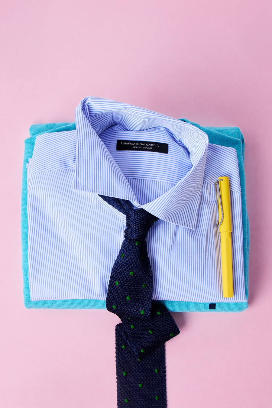 POLKA DOTS SILK KNIT TIE