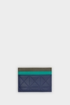 Origami leather card holder