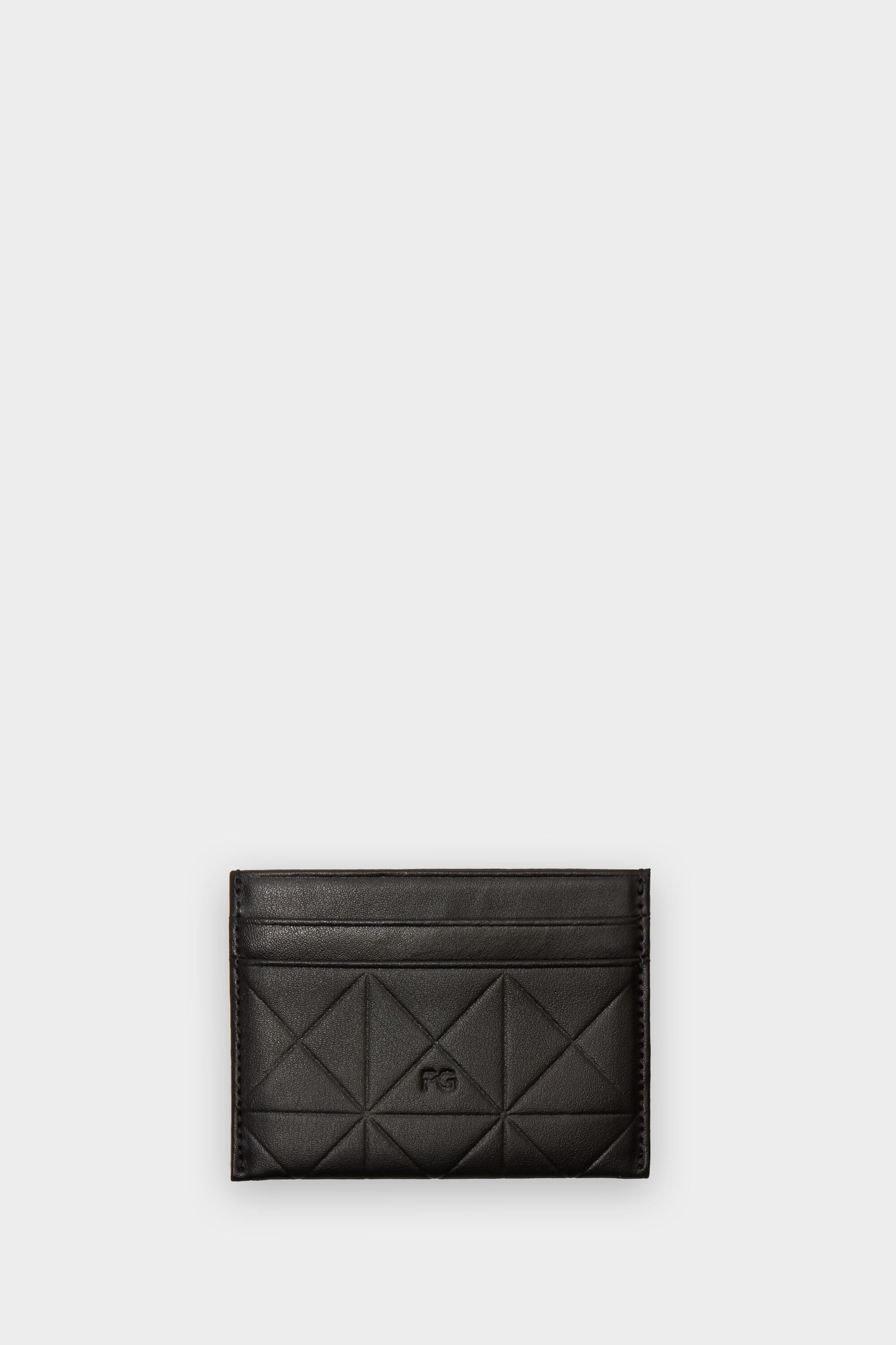 PG cube leather card holder