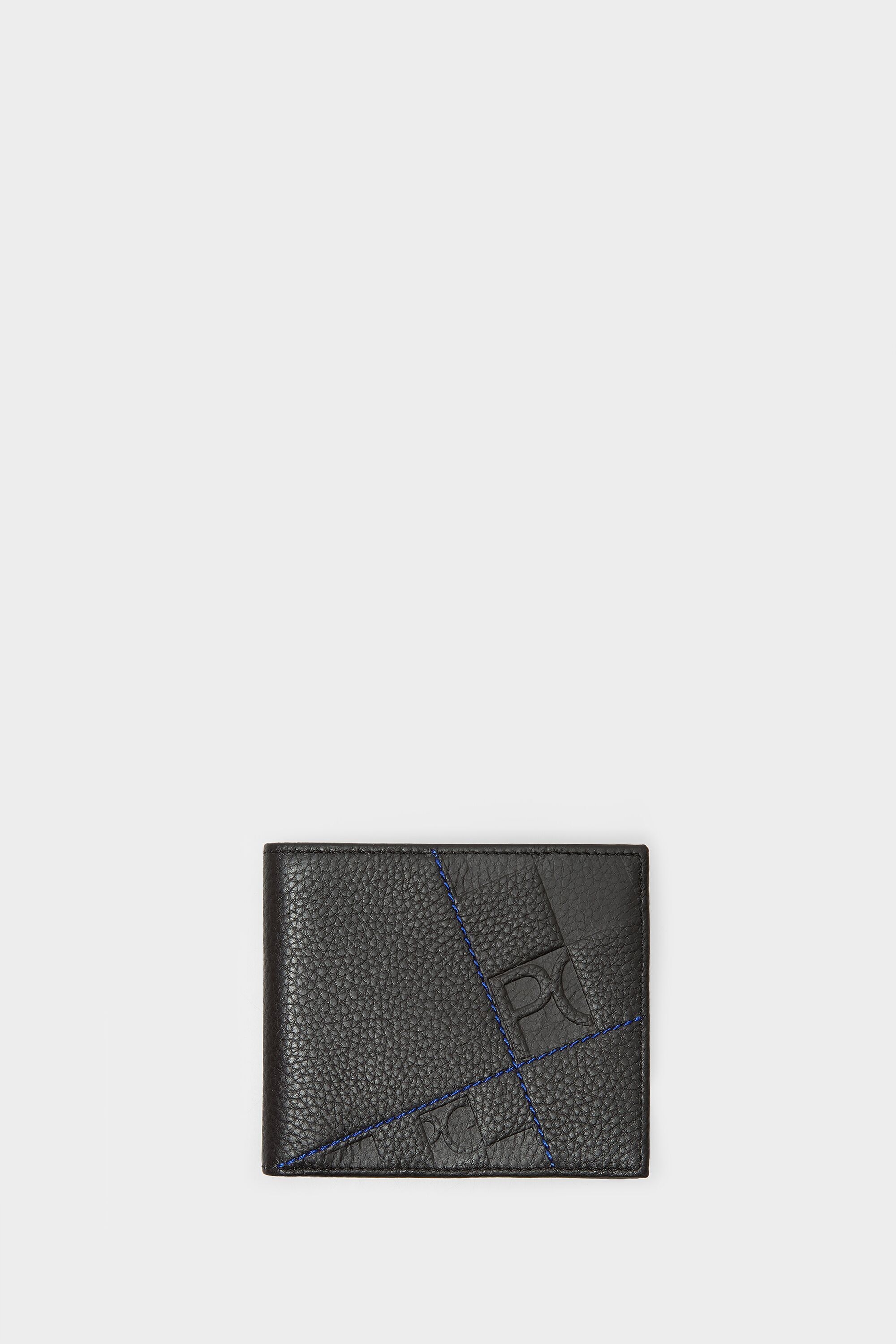 PG cube leather wallet