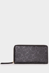 Combinación Única zipped continental wallet