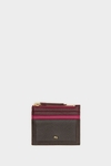 Combinación Única zipped card holder