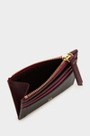 Combinación Única zipped card holder