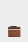 Combinación Única zipped card holder