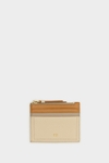Combinación Única zipped card holder
