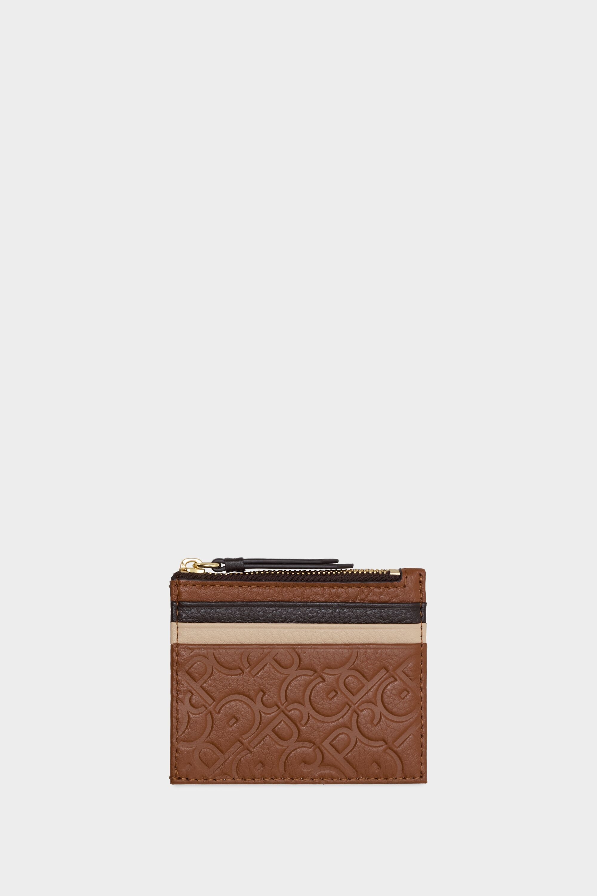 Combinación Única zipped card holder
