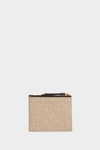 Combinación Única zipped card holder