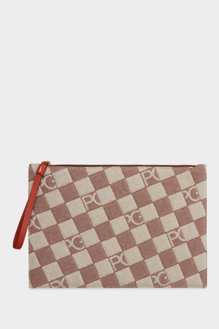 POUCH GRANDE LONA CUBOS DENIM