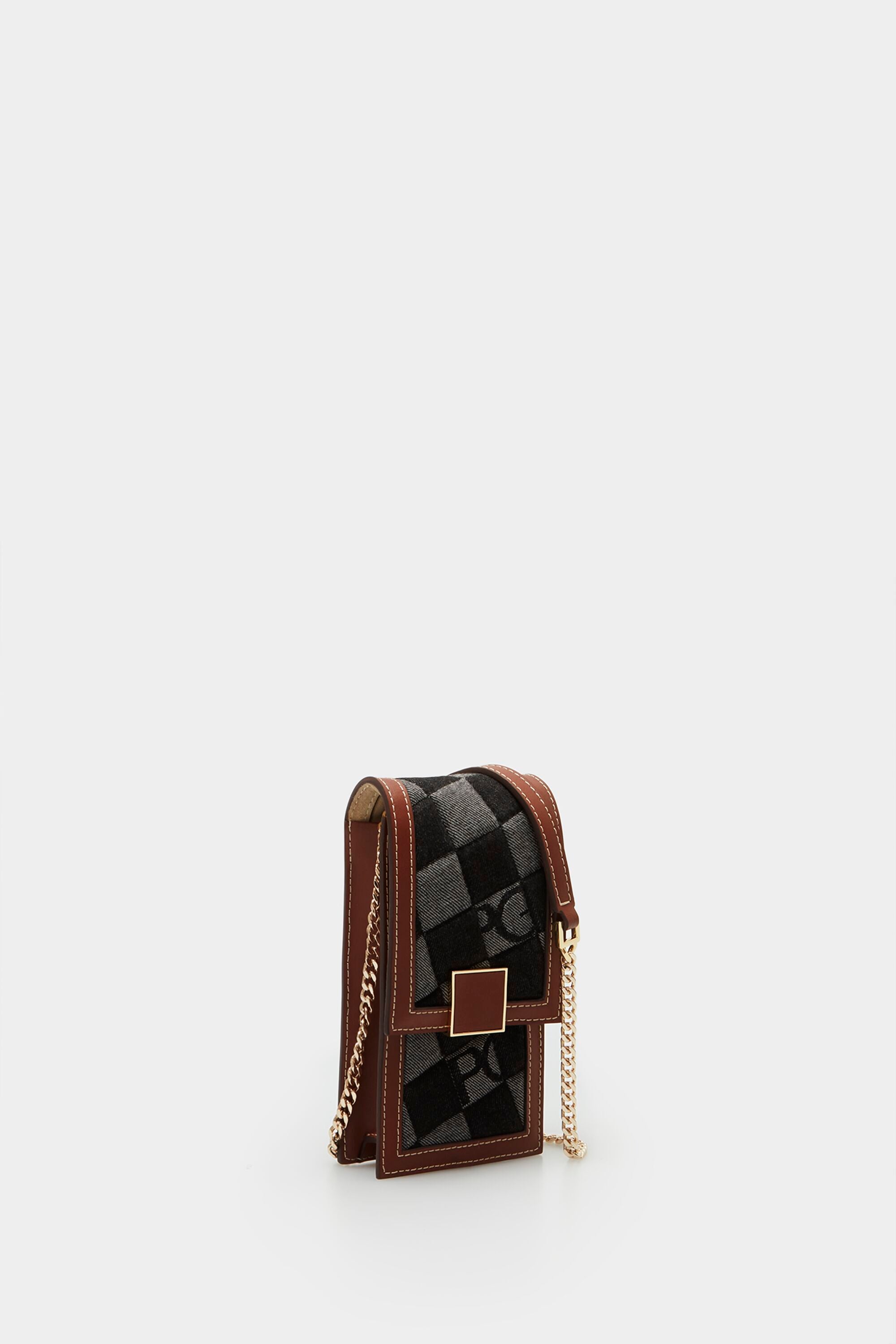 Shop Louis Vuitton MONOGRAM Dauphine micro bag for earphones