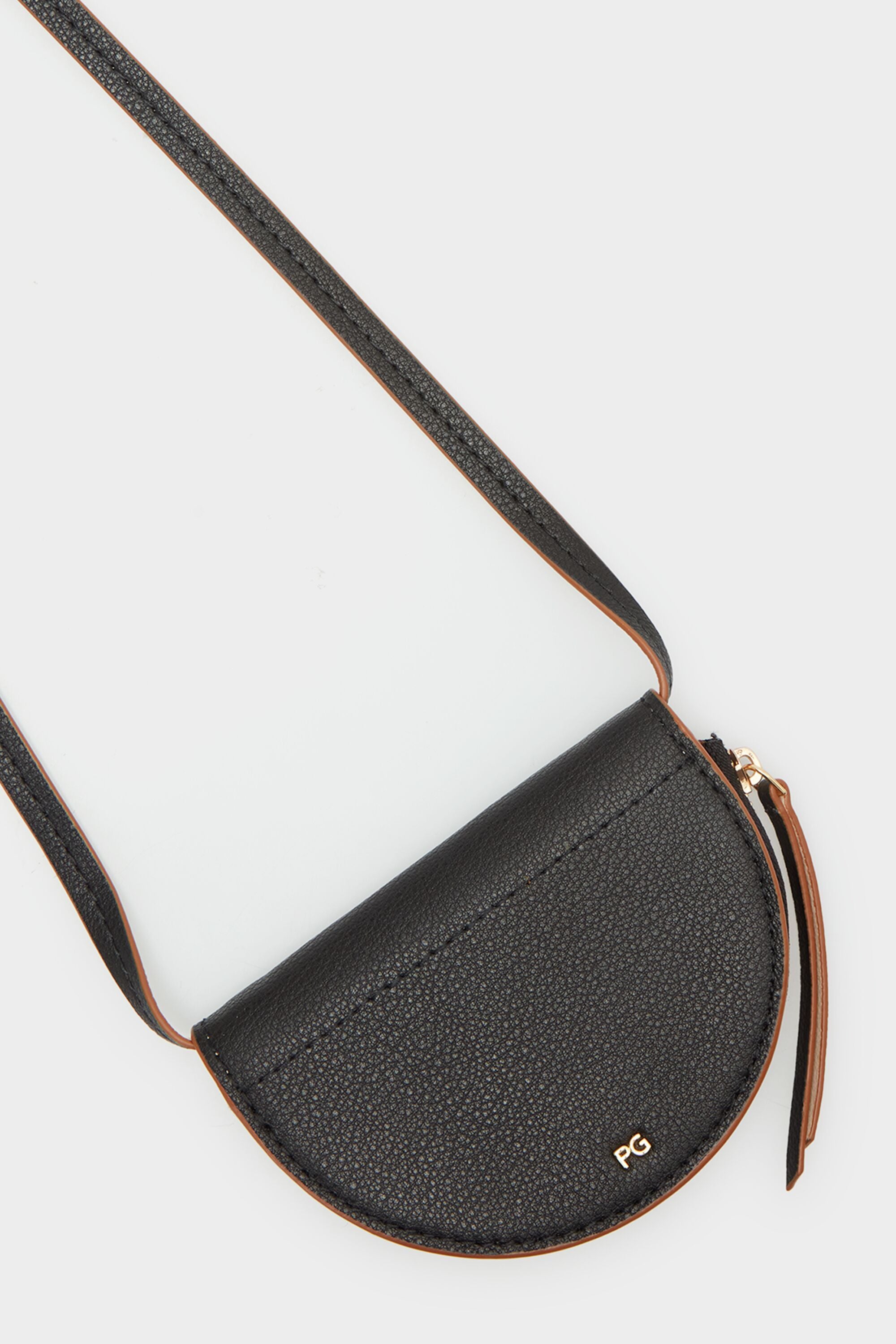 【Purificacion Garcia】レザー製ミニショルダーバッグ Tándem mini bag black - Purificacion Garcia United States