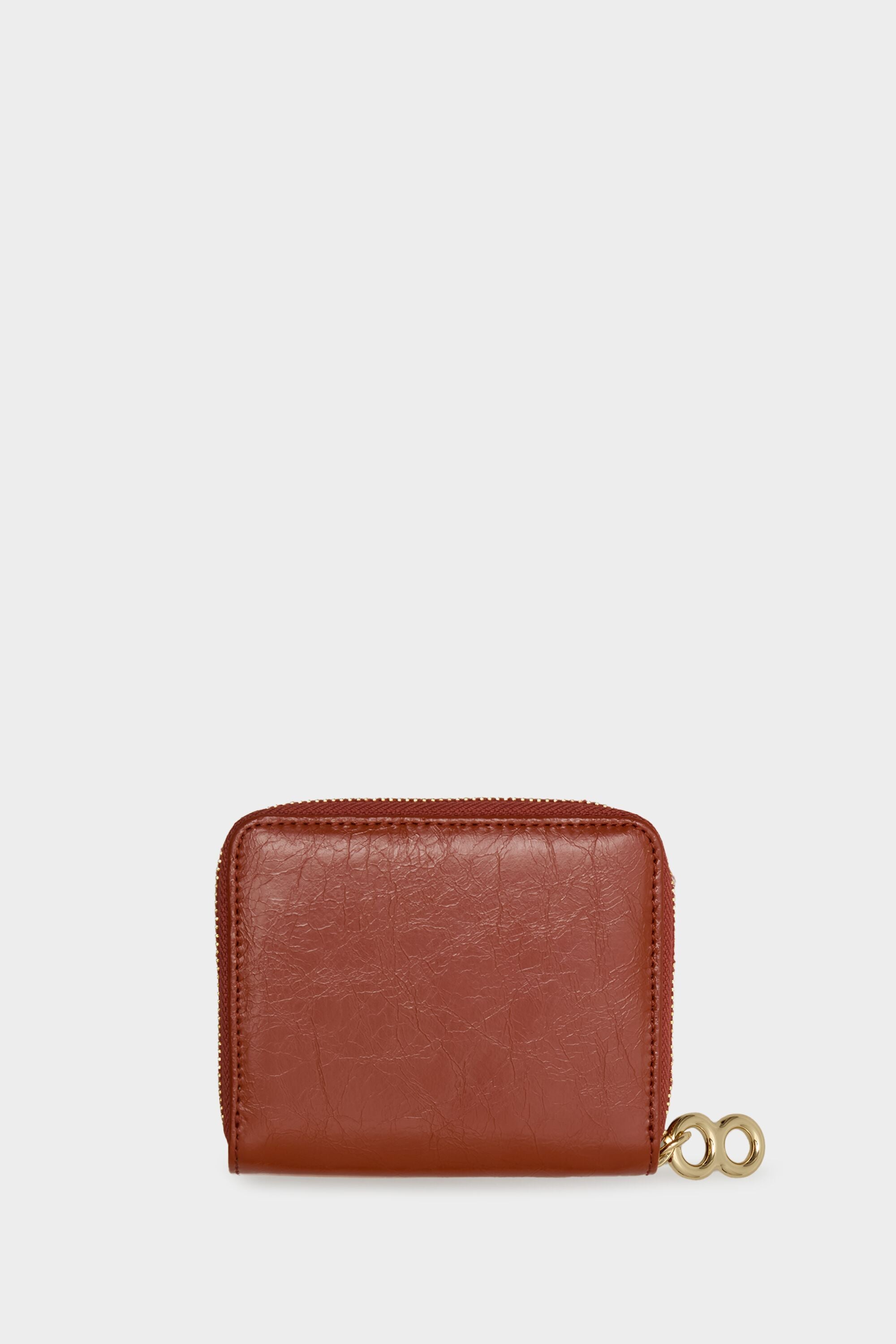 Bizcocho zipped Japanese wallet old orange - Purificacion Garcia