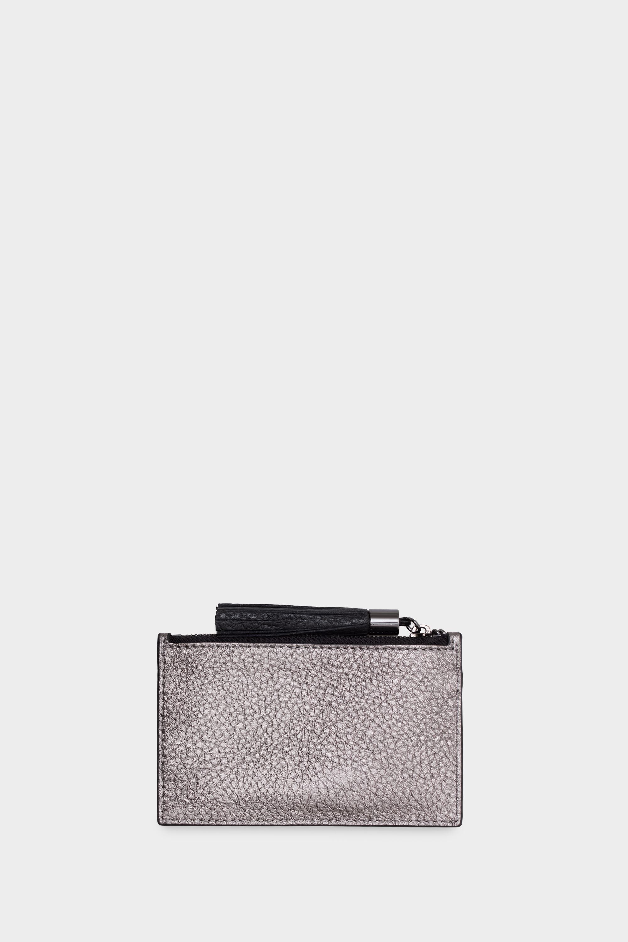 Samburu coin purse with clasp gun metal - Purificacion Garcia Italy