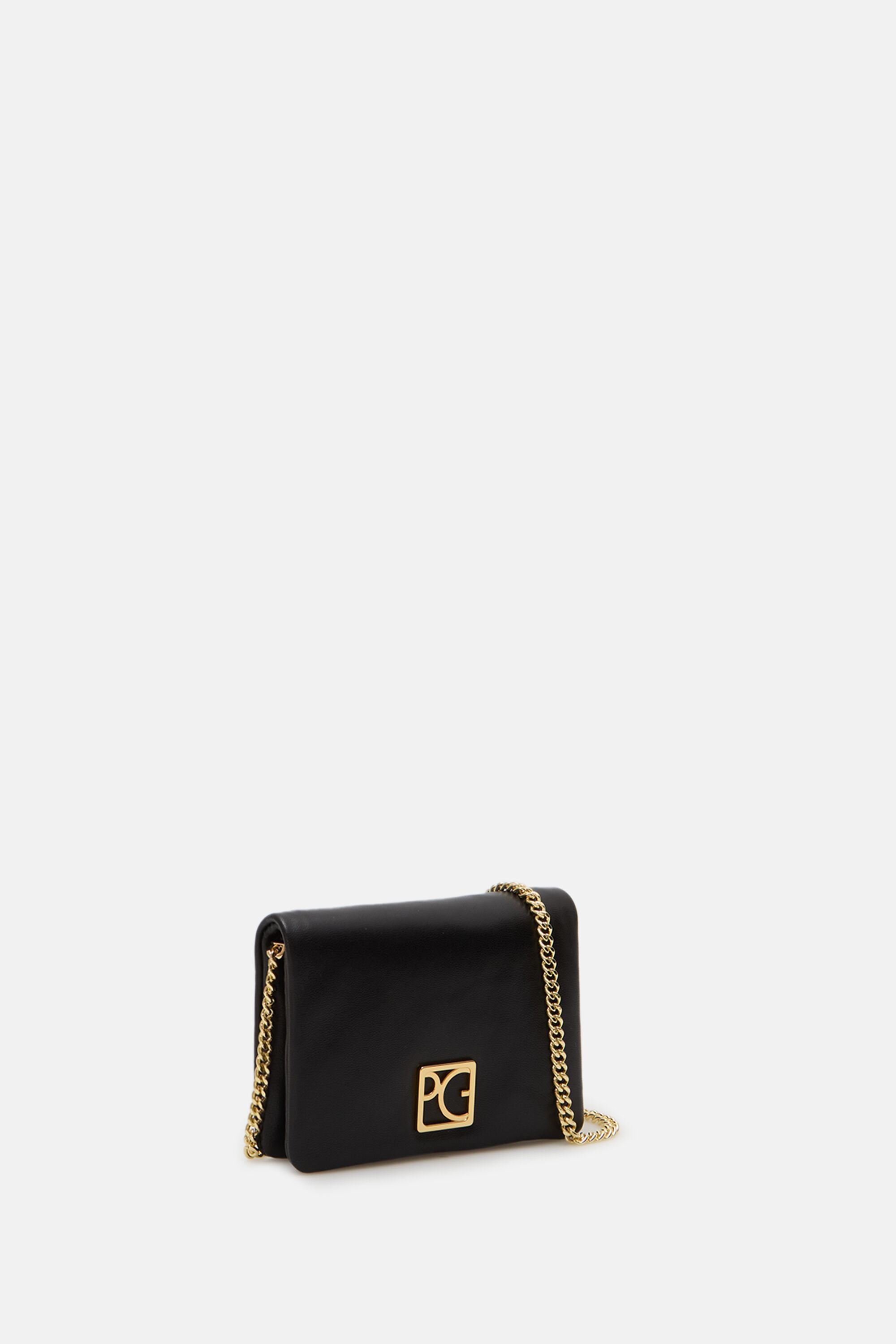Homenaje Acolchado mini crossbody bag black - Purificacion Garcia