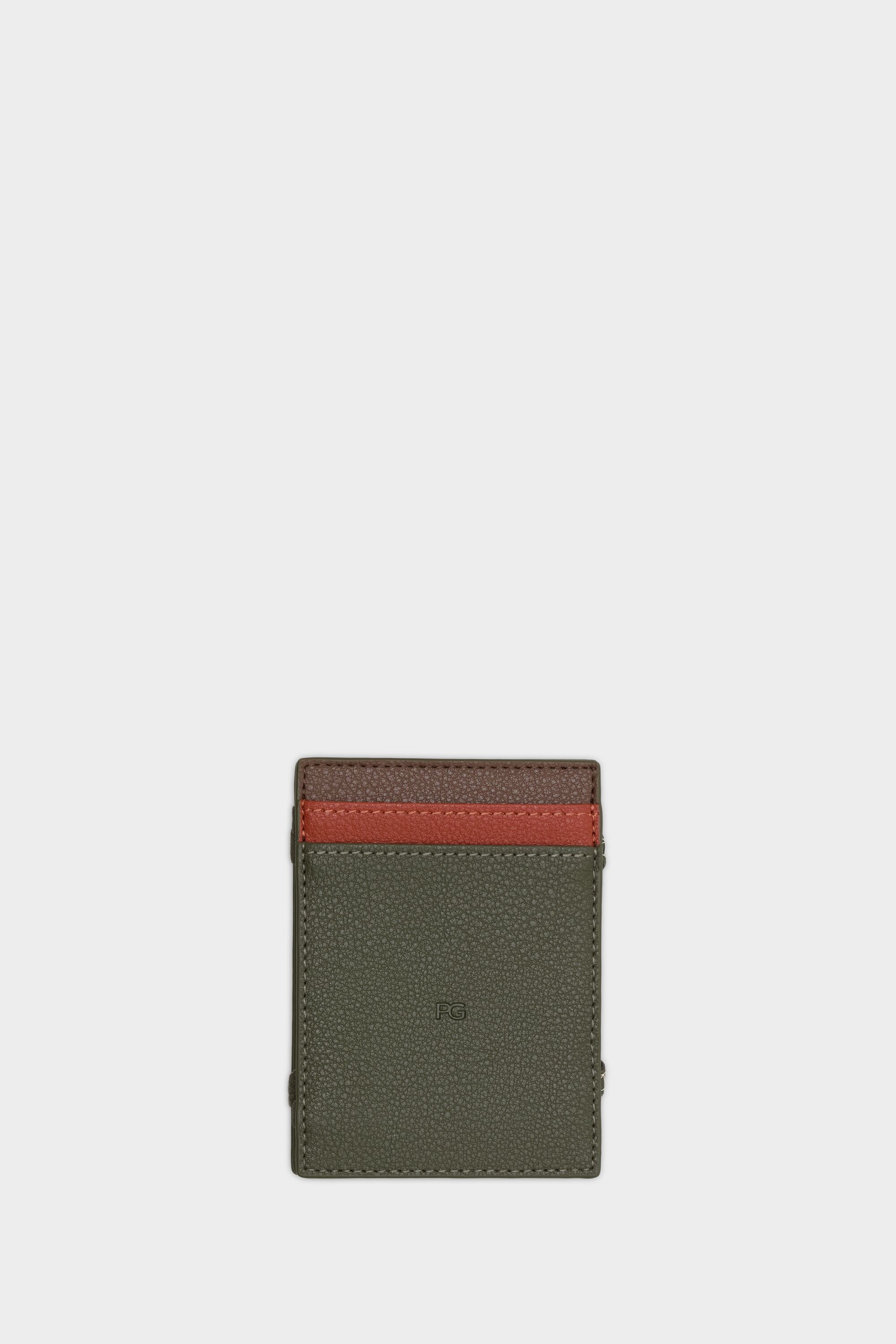 Tándem card holder with elastic bands