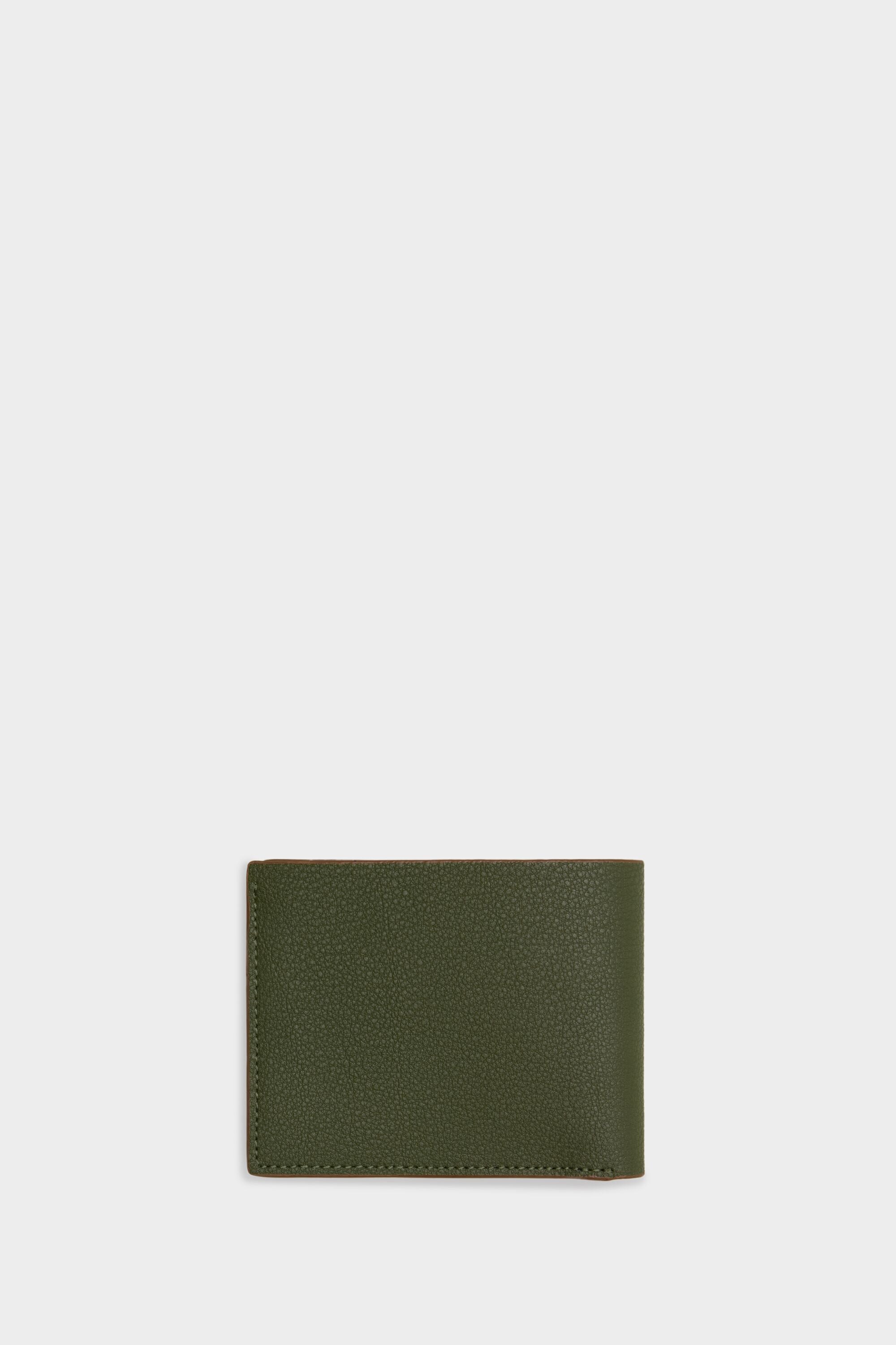 Tándem wallet with coin purse khaki - Purificacion Garcia United