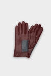 Cube leather gloves