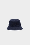 Denim Cubes reversible bucket hat