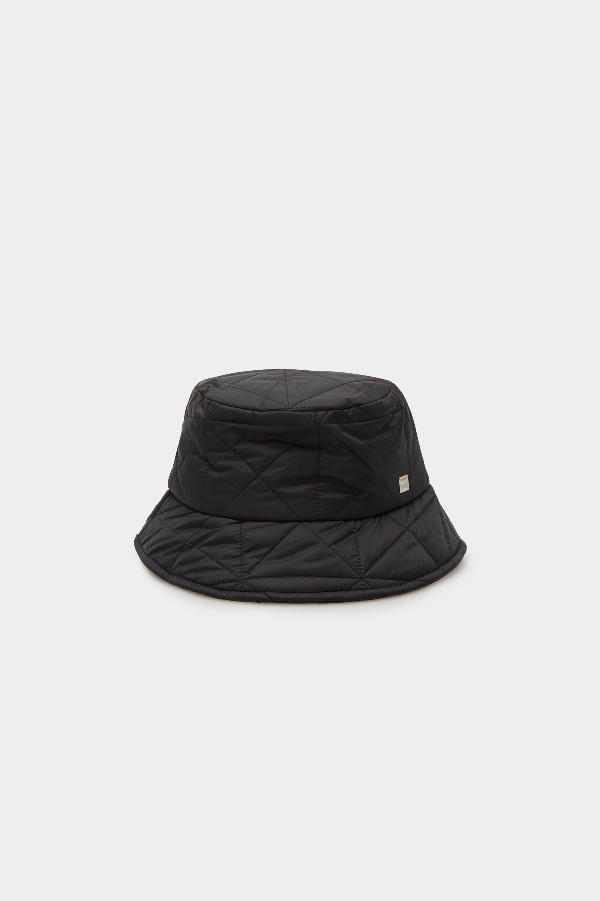 Origami quilted nylon bucket hat