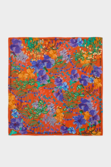 BANDANA SEDA 53 HIBISCUS