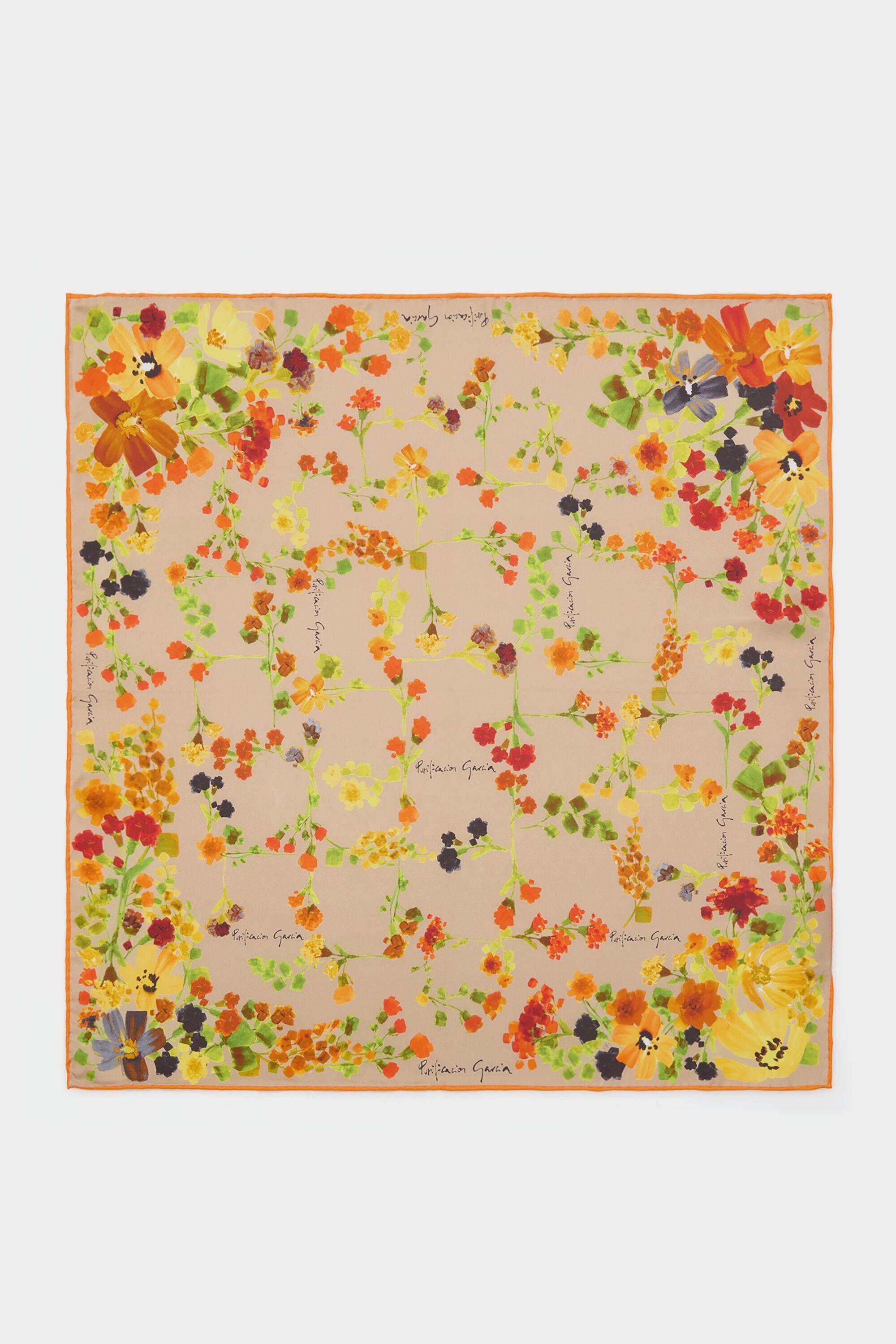 Botánico 53 silk bandana