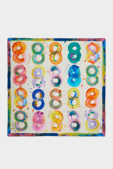 SUPER-OCHO 53 SILK BANDANA