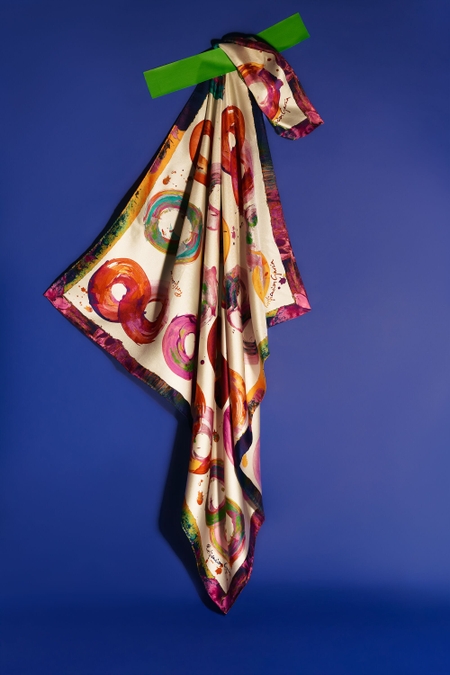 SUPER-OCHO 53 SILK BANDANA