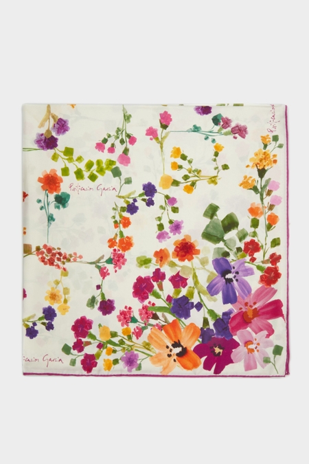 BOTÁNICO 90 SILK SCARF