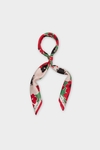 Poppies 90 silk scarf