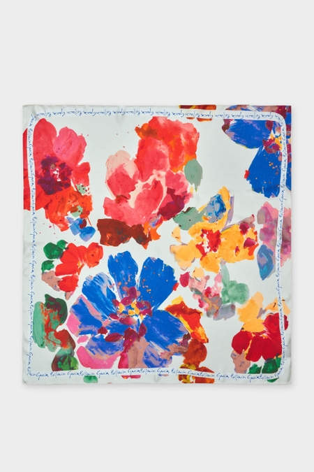 GOUACHE 90 SILK SCARF