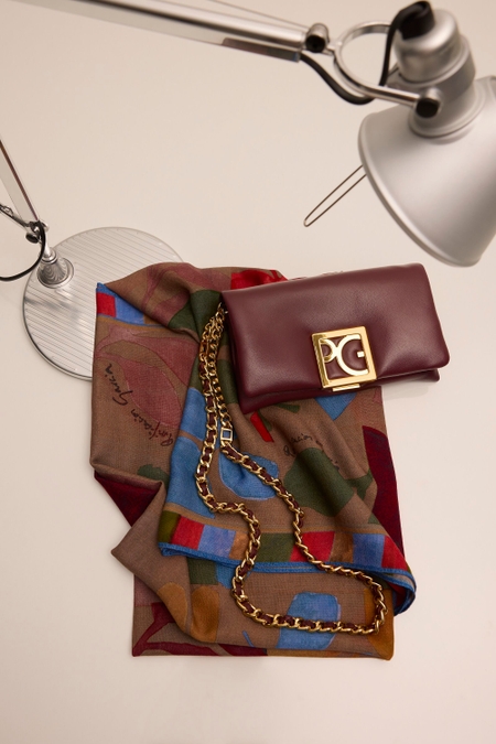 FULAR LANA HOJAS AL CUBO