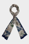 Hojas al cubo wool scarf
