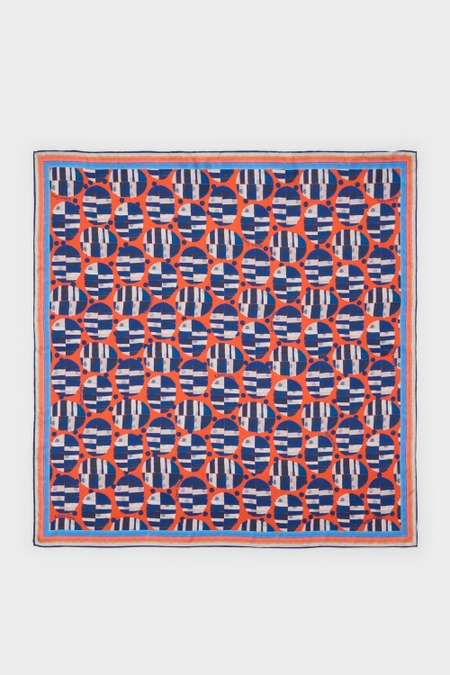 CATASTRIPES 90 SILK SCARF