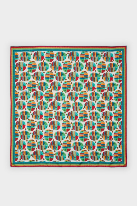 CATASTRIPES 90 SILK SCARF