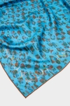 Gambicho 90 silk reversible scarf
