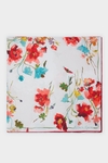 Floralis 90 silk scarf