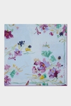 Floralis 90 silk scarf